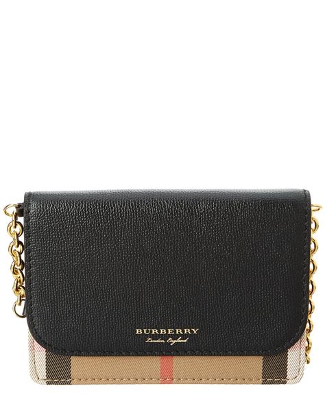 burberry hampshire leather|Burberry leather bifold wallet.